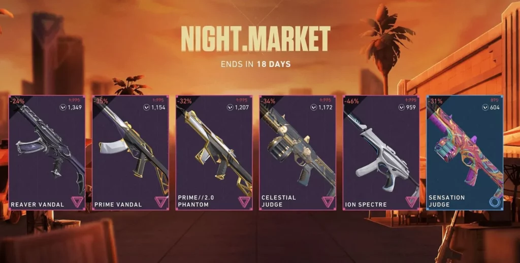 night market valorant december 2023