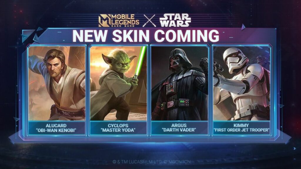 MLBB x Star Wars Resale Schedule - Lapakgaming Blog Malaysia