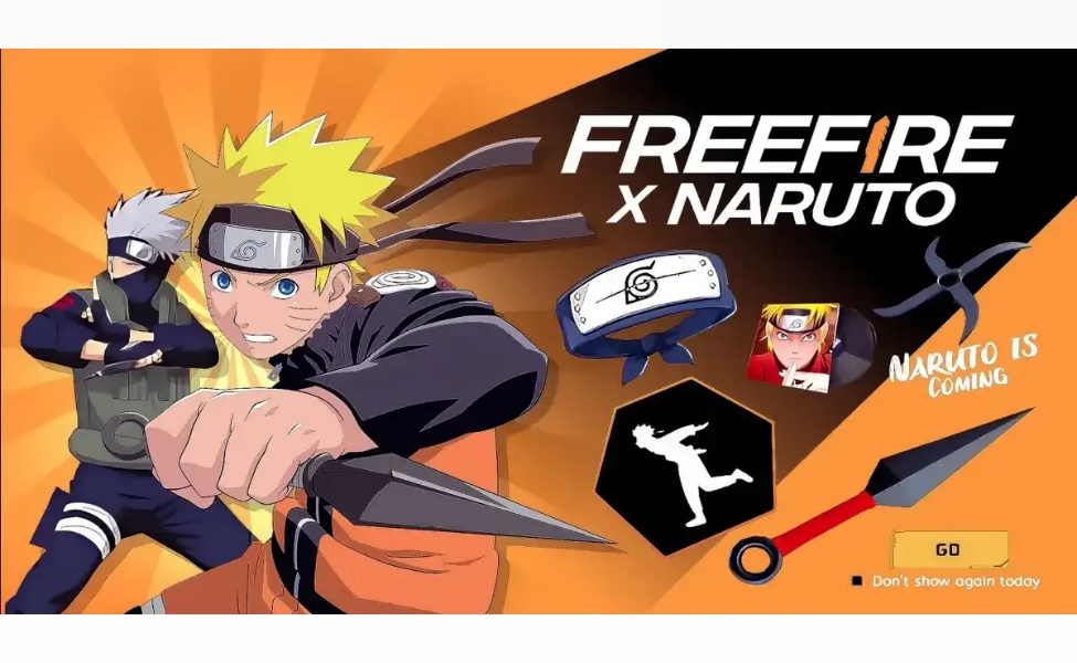 Free Fire x Naruto Collaboration Bundles