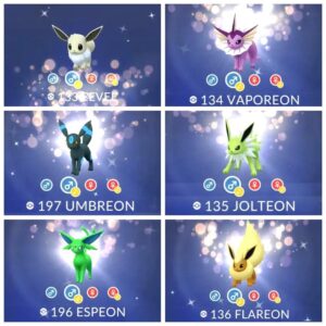 How to Get Shiny Eevee Evolution Pokemon Go