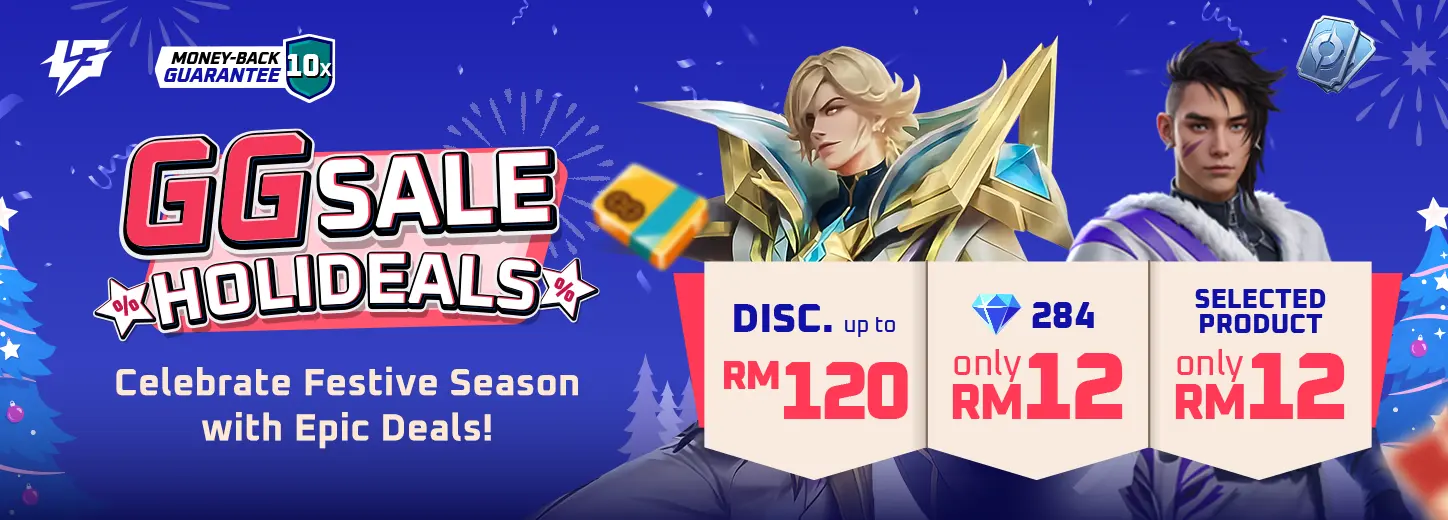 Celebrate Festive Season with GGSale Holideals! Discount up to RM120 - Lapakgaming Blog Malaysia