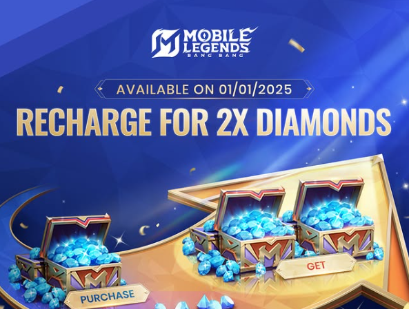 Event Double Diamonds Mobile Legends: Get 2x Diamonds New Year's Gift