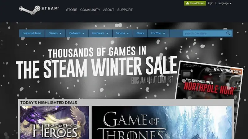 steam winter sale 2024 date