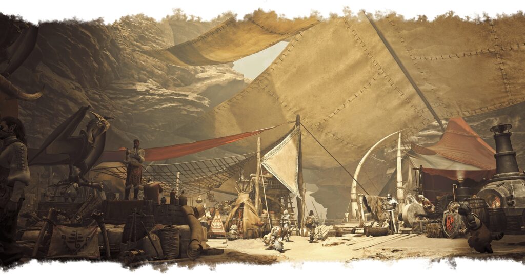 the base camp in monster hunter wilds