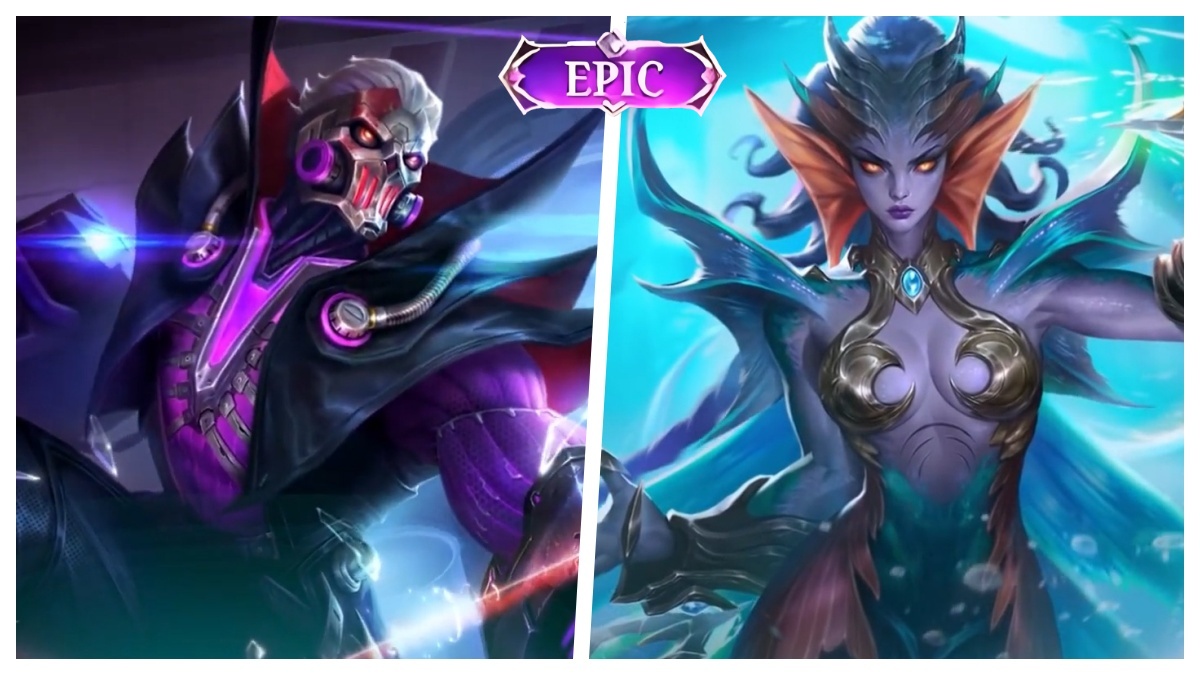 Roger "Cyborg Werewolf" and Karrie "Gill-Girl" MLBB Skins Return!