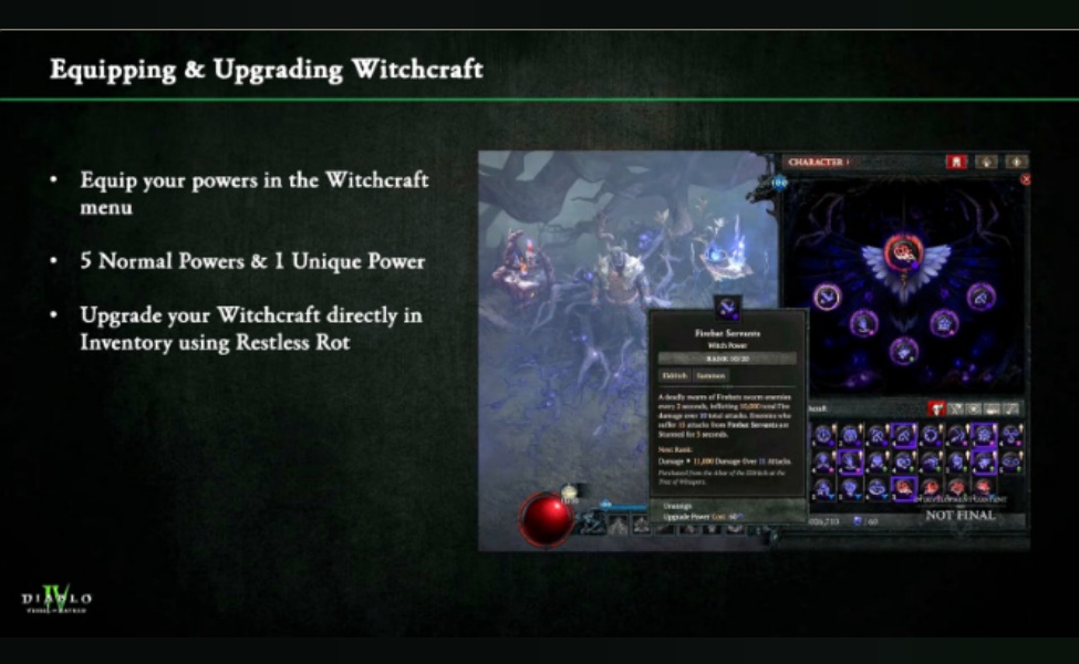 Witchcraft Power Diablo 4 New Update