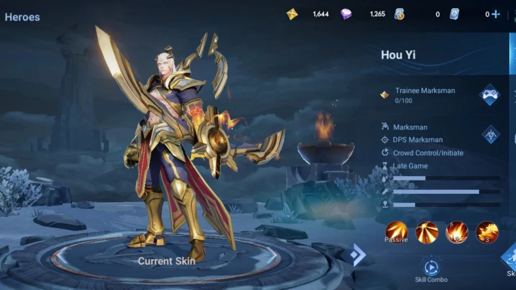 hou yi build HoK