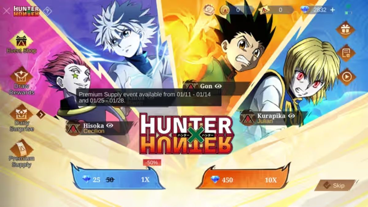 Jadwal Premium Supply MLBB x Hunter x Hunter Phase 2 dan Tips Hemat Gacha Skin Eksklusifnya - Blog Lapakgaming