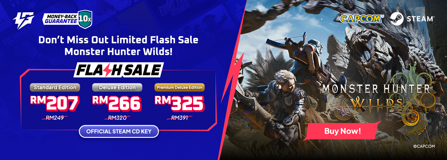 [MY] Monster hunter wilds Flash Sale